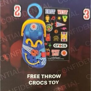 2026 McDonald’s Happy Meal Toy - Free Throw Crocs Toy - # 2
